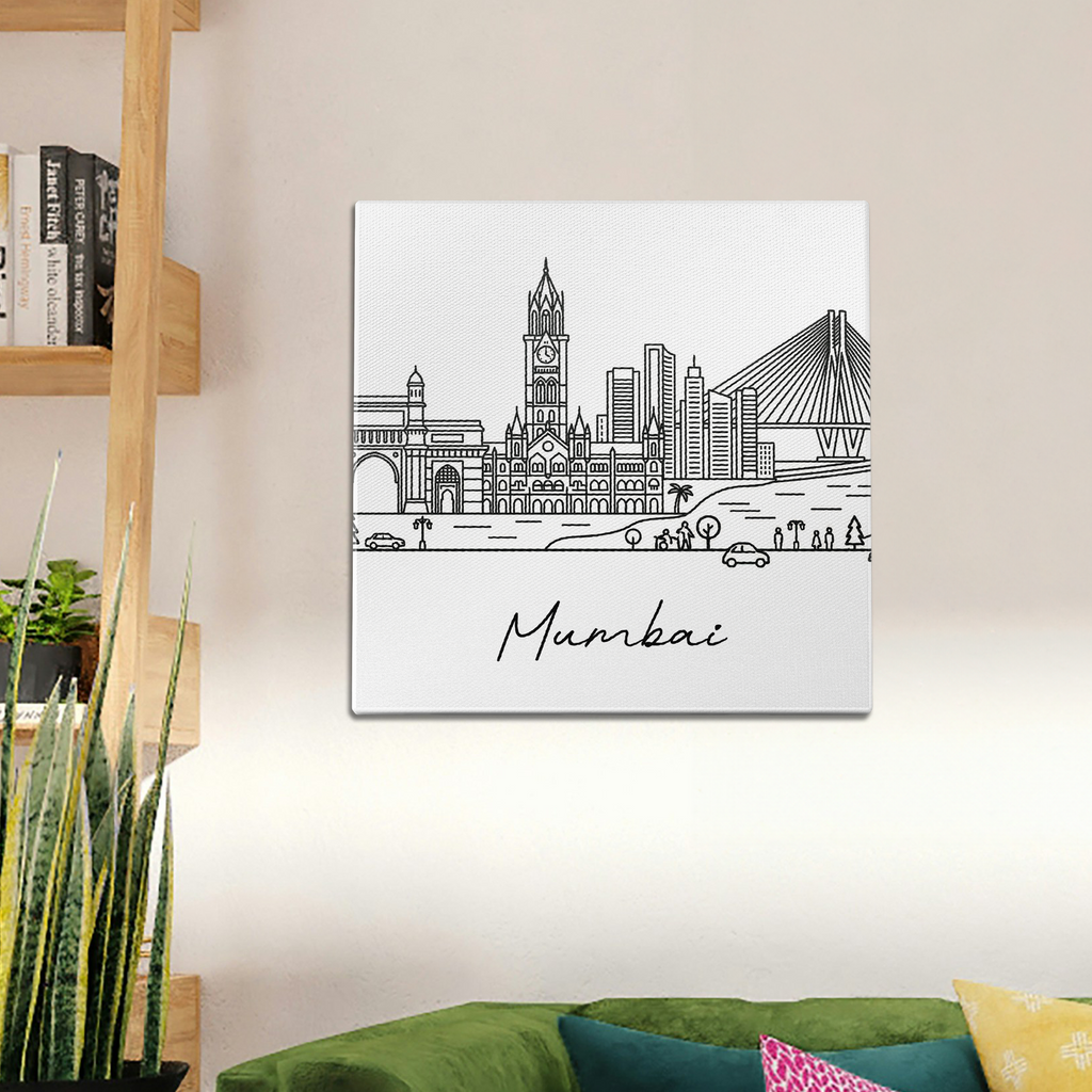 Skyline Mumbai Wall Art