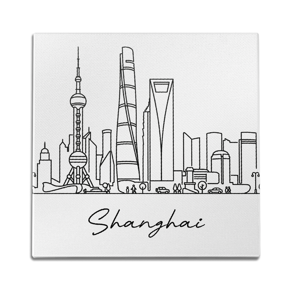 Skyline Shanghai Wall Art