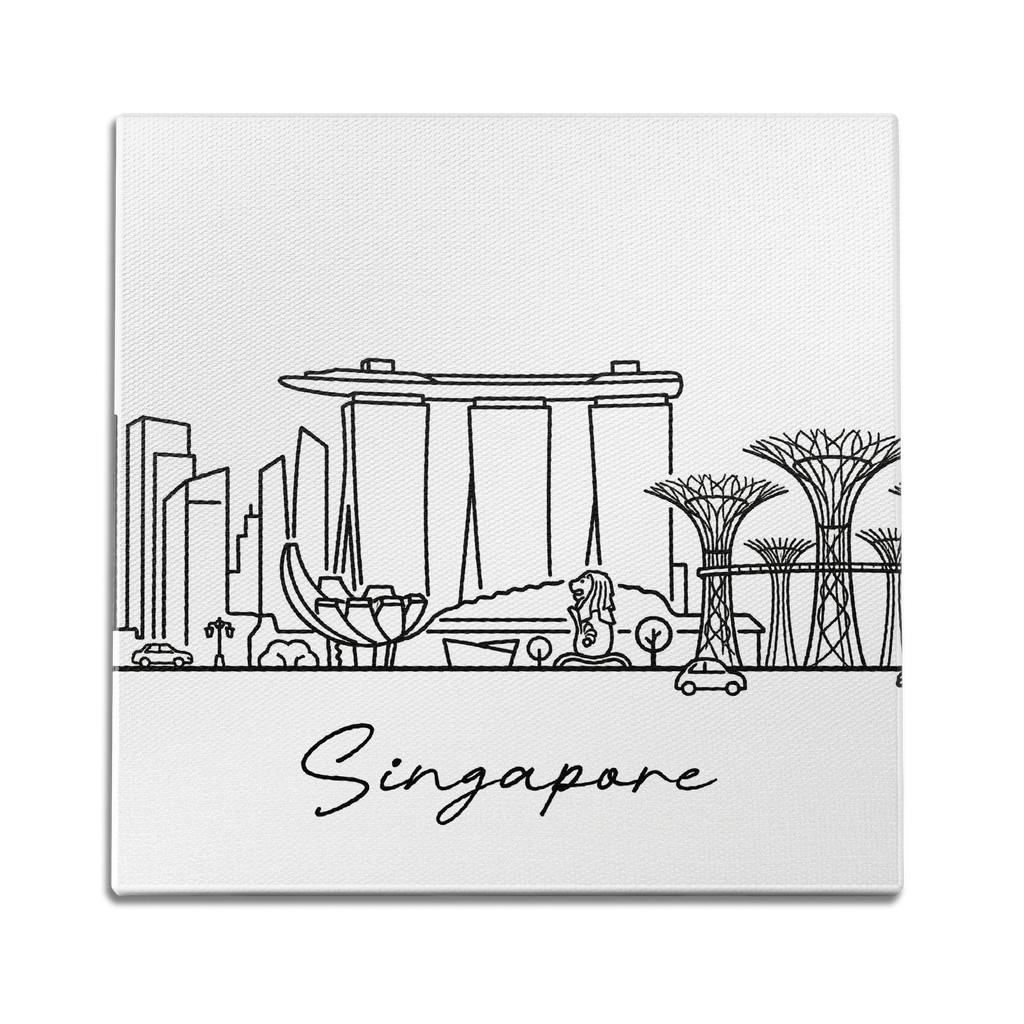 Skyline Singapore Wall Art