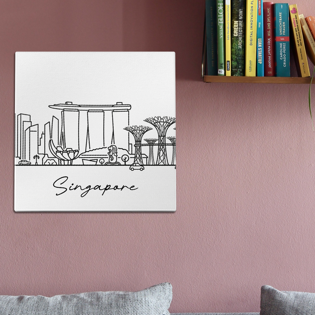 Skyline Singapore Wall Art