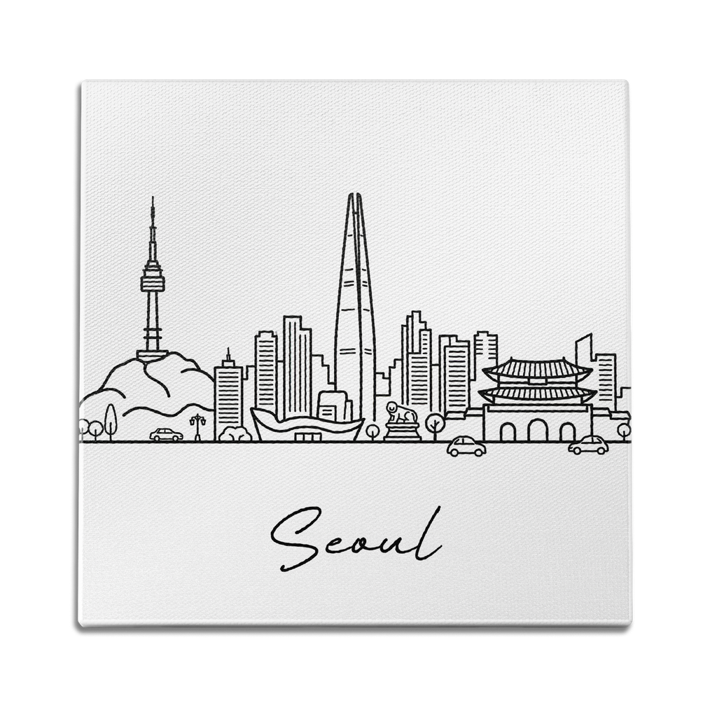Skyline Seoul Wall Art