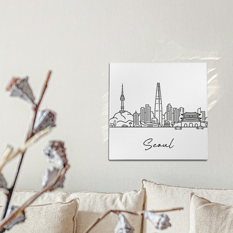 Skyline Seoul Wall Art