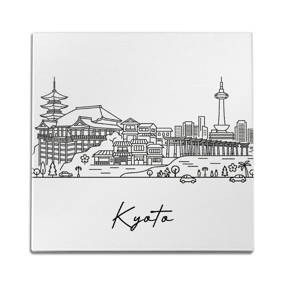 Skyline Kyoto Wall Art