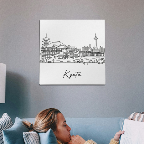 Skyline Kyoto Wall Art