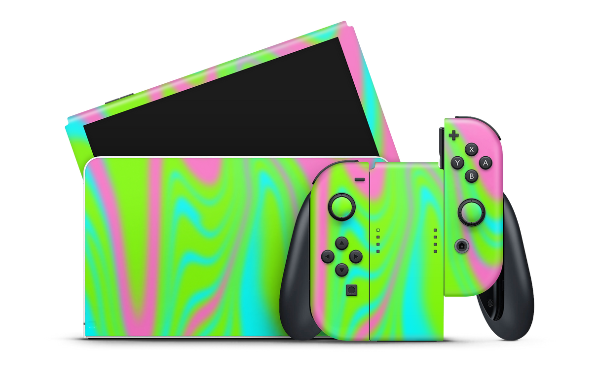 Nintendo Switch OLED Skin Acid Trip