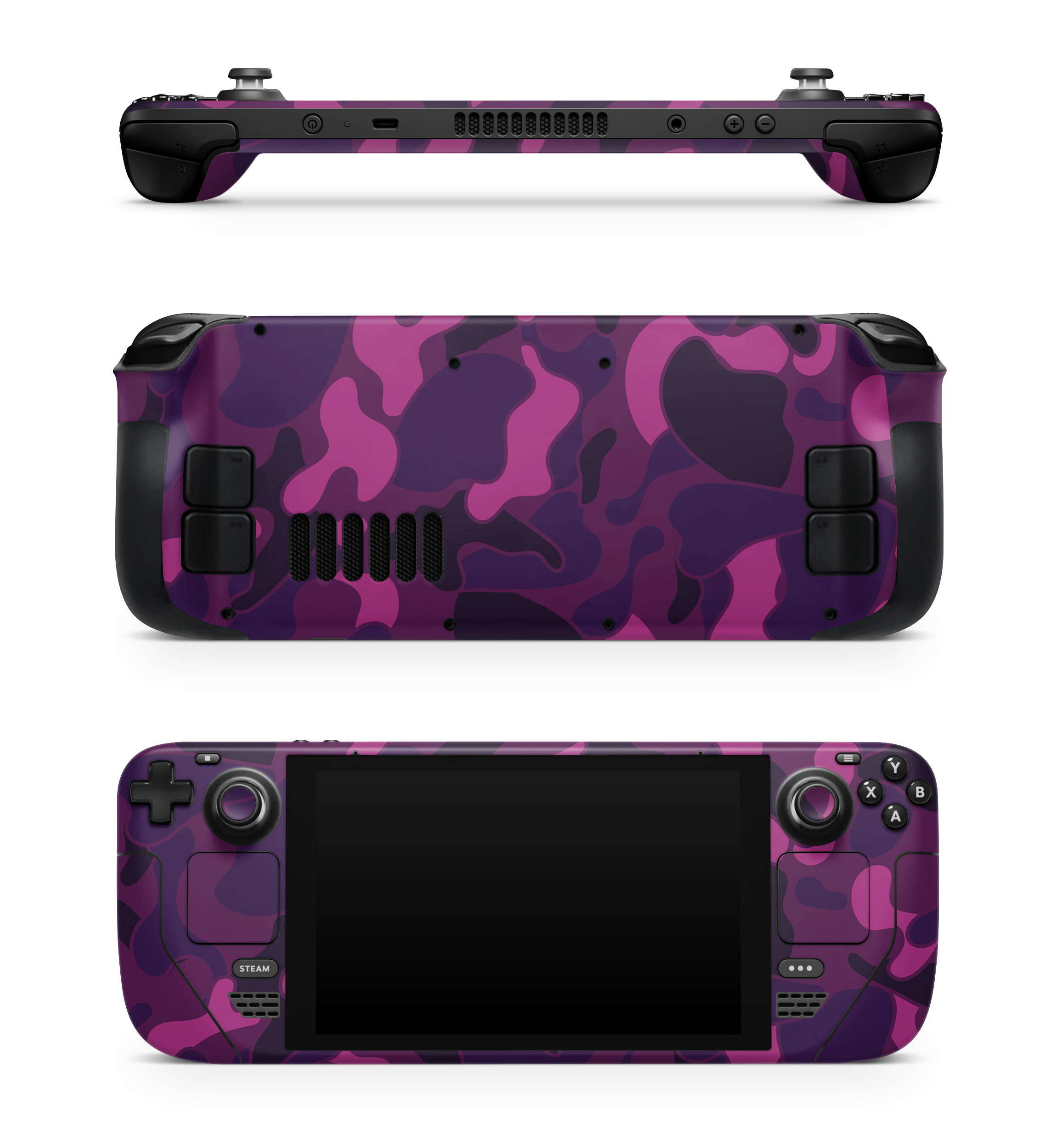 Steam Deck Ape Camo Purple