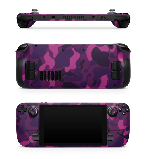 Steam Deck Ape Camo Purple