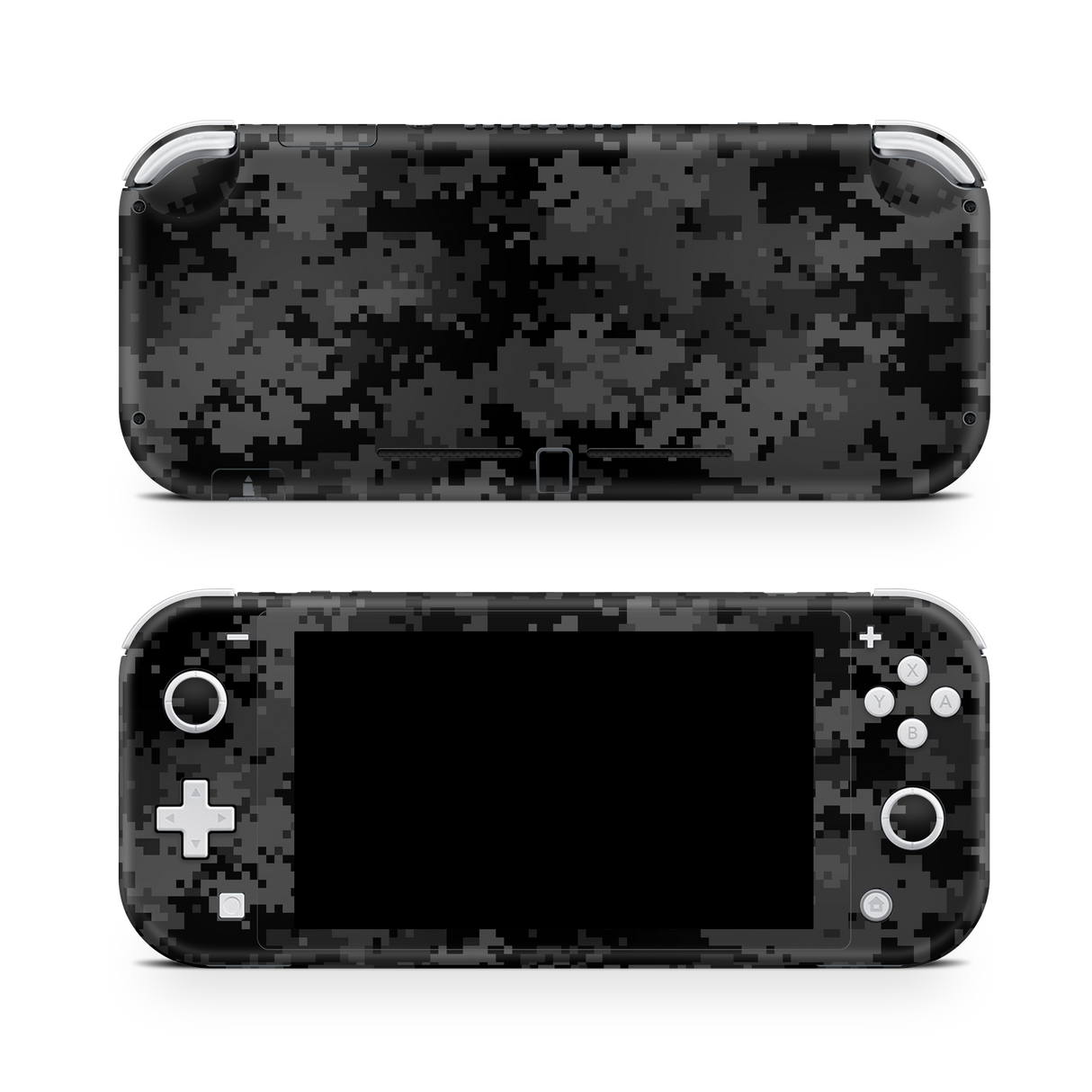 Nintendo Switch LITE Skin Black Digi Camo