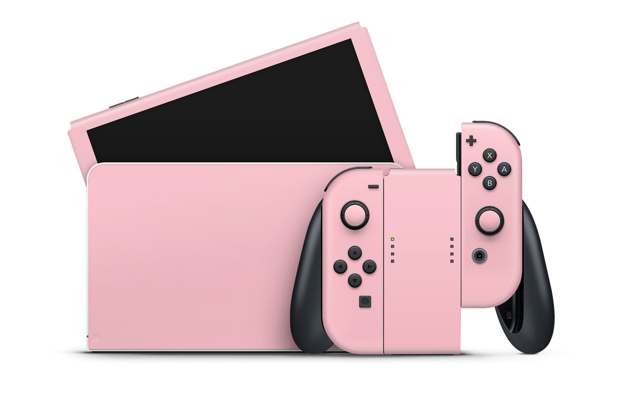 Nintendo Switch OLED Skin Blush Pink