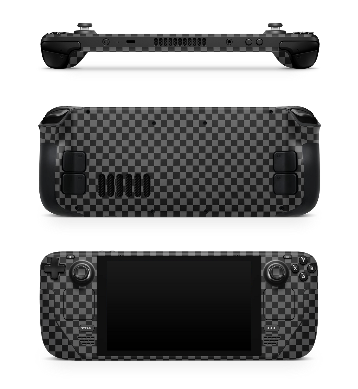 Steam Deck Checkers black