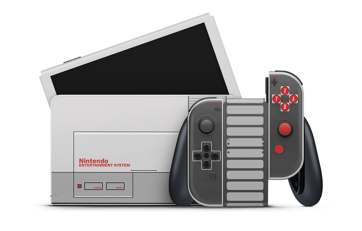 Nintendo Switch OLED Skin Retro NES