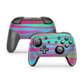 Nintendo Switch Controller Skin Electric Neon