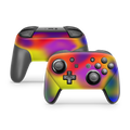 Nintendo Switch Controller Skin Rainbow Burst