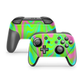 Nintendo Switch Controller Skin Acid Trip