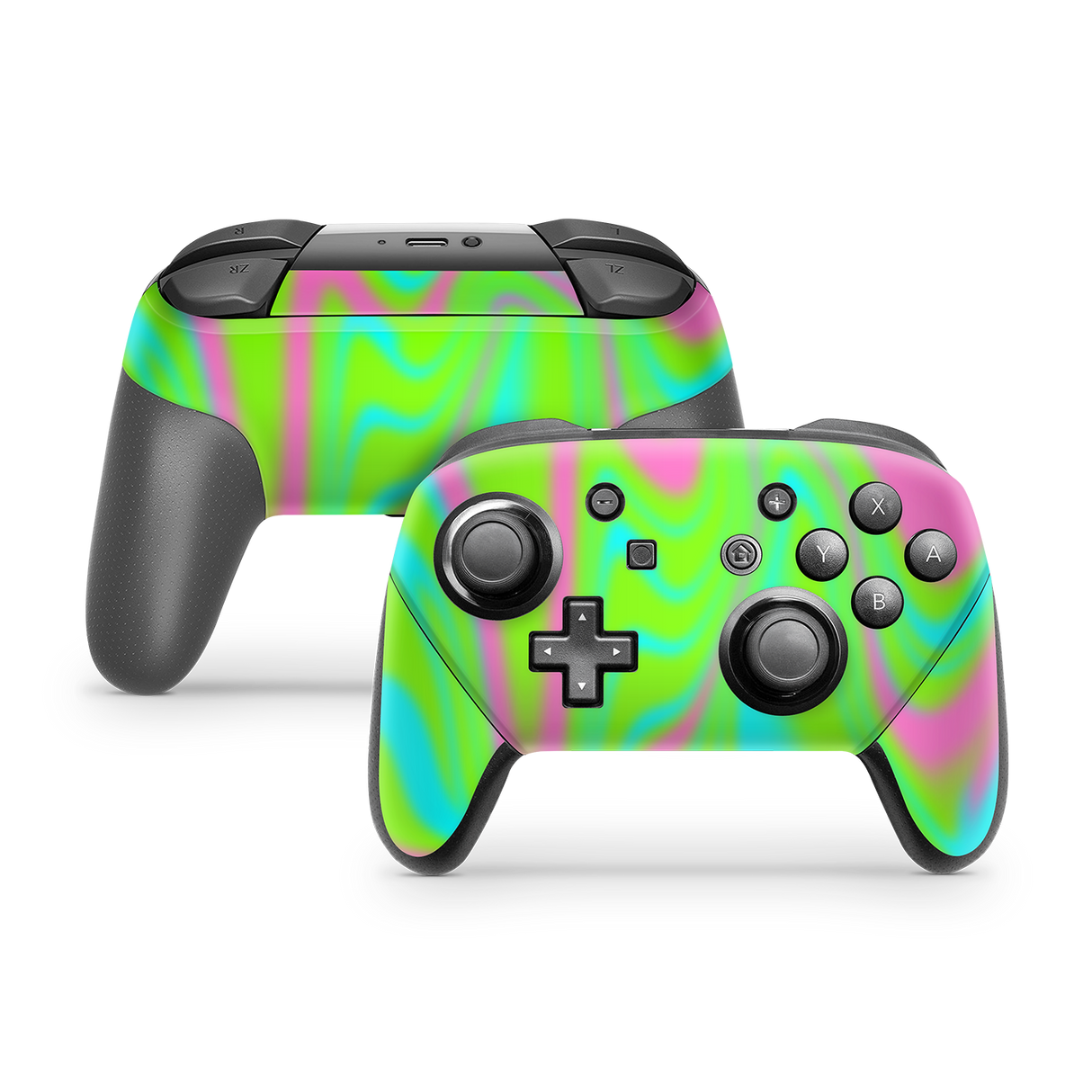 Nintendo Switch Controller Skin Acid Trip