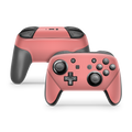 Nintendo Switch Controller Skin Light Coral
