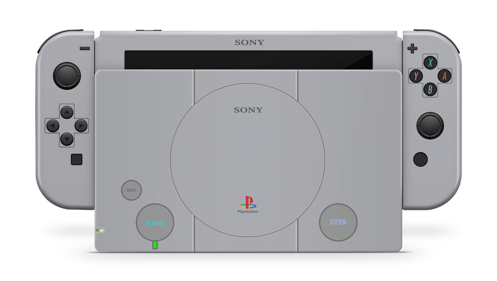 Nintendo Switch 2017 Skin Retro PS1