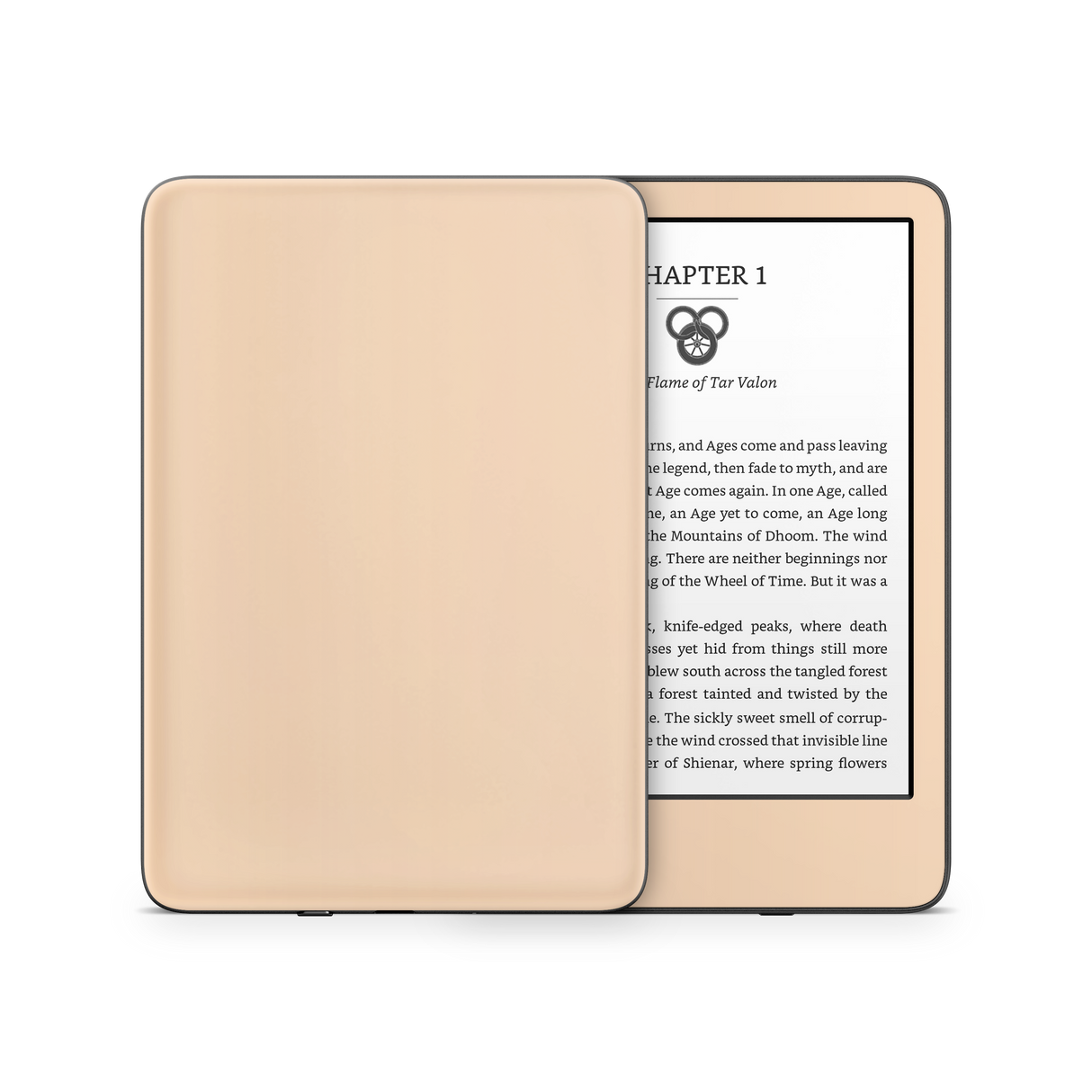 Peach Kindle eReader Skin