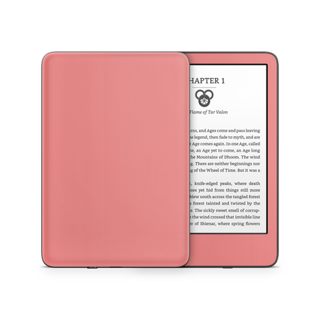 Light Coral Kindle eReader Skin