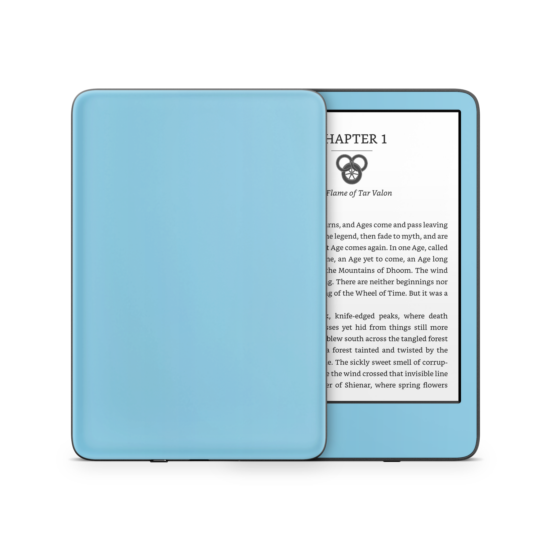 Sky Blue Kindle eReader Skin