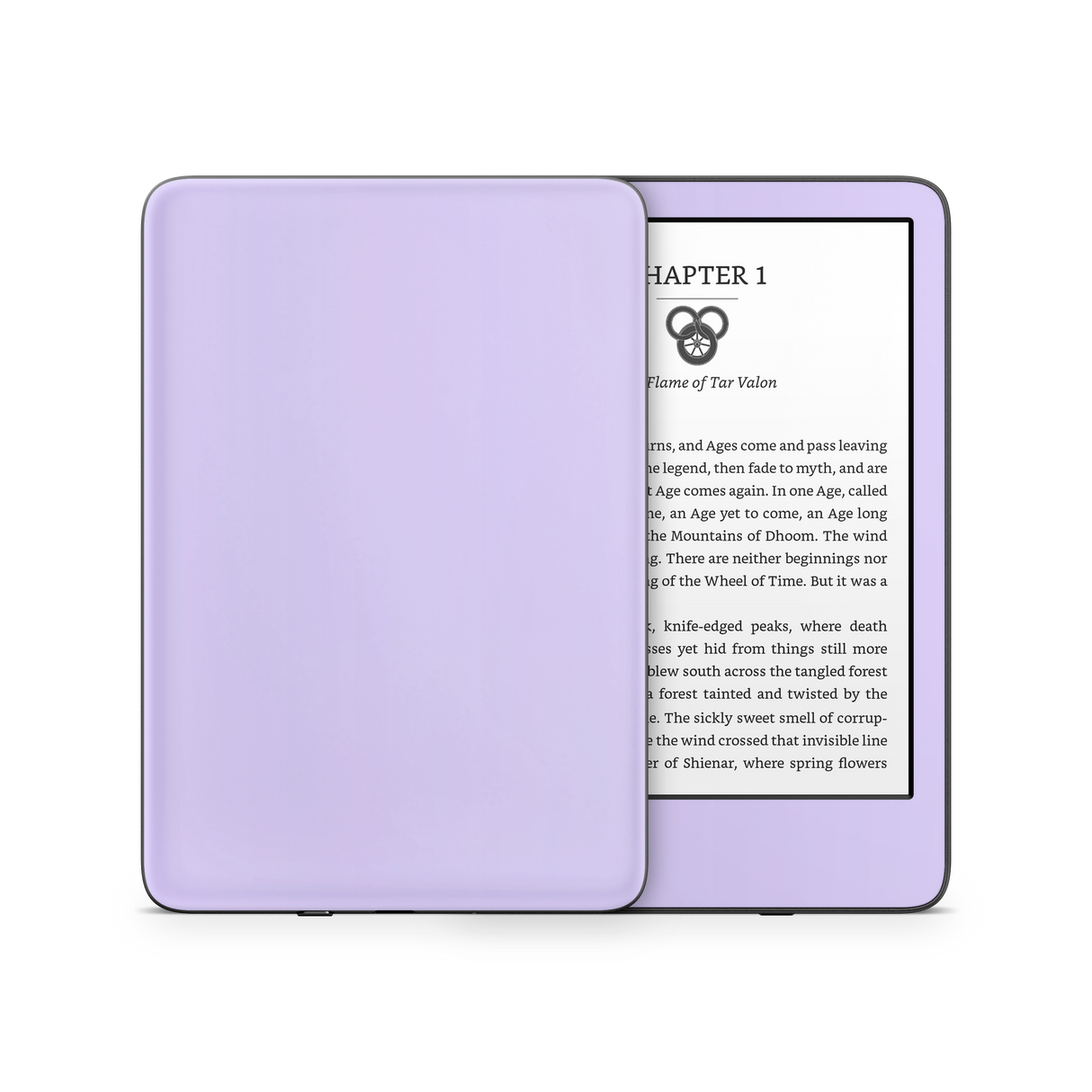 Light Lavender Kindle eReader Skin