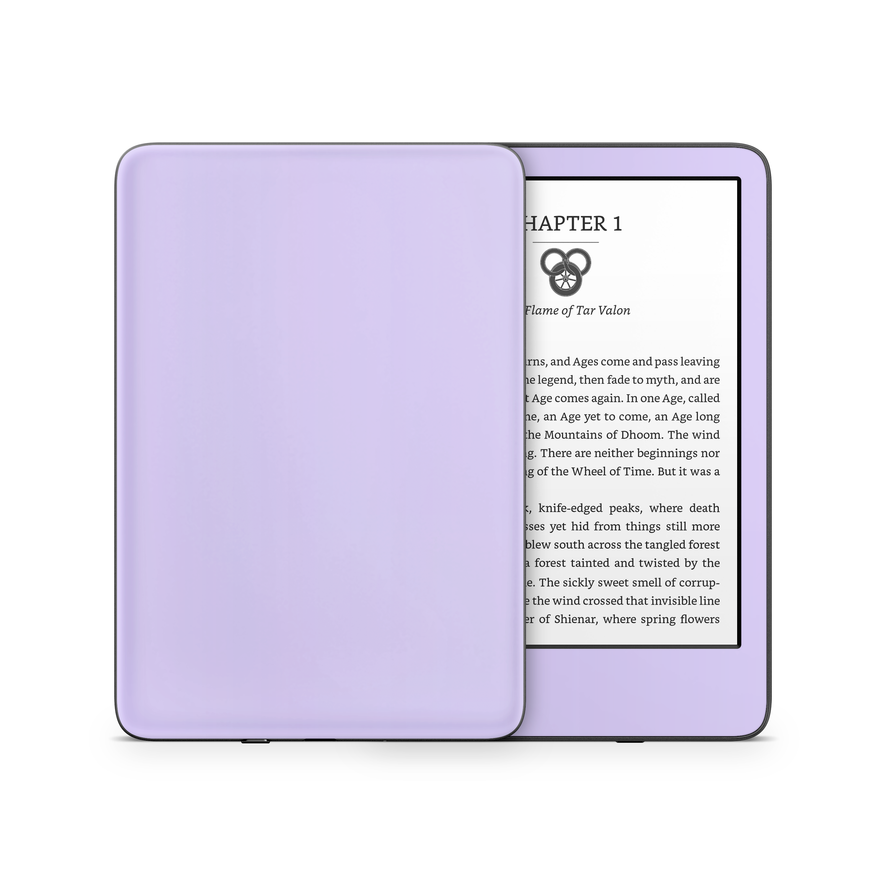 Light Lavender Kindle eReader Skin