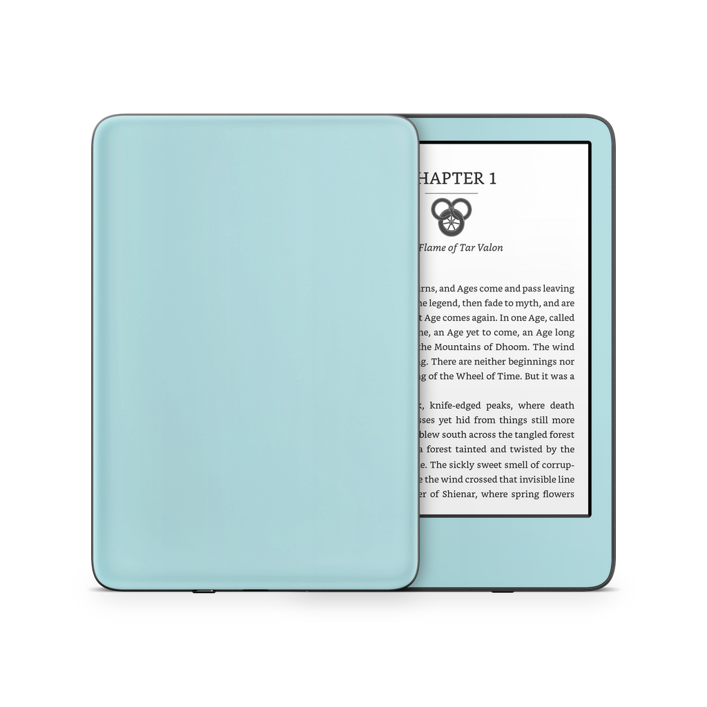 Powder Blue Kindle eReader Skin