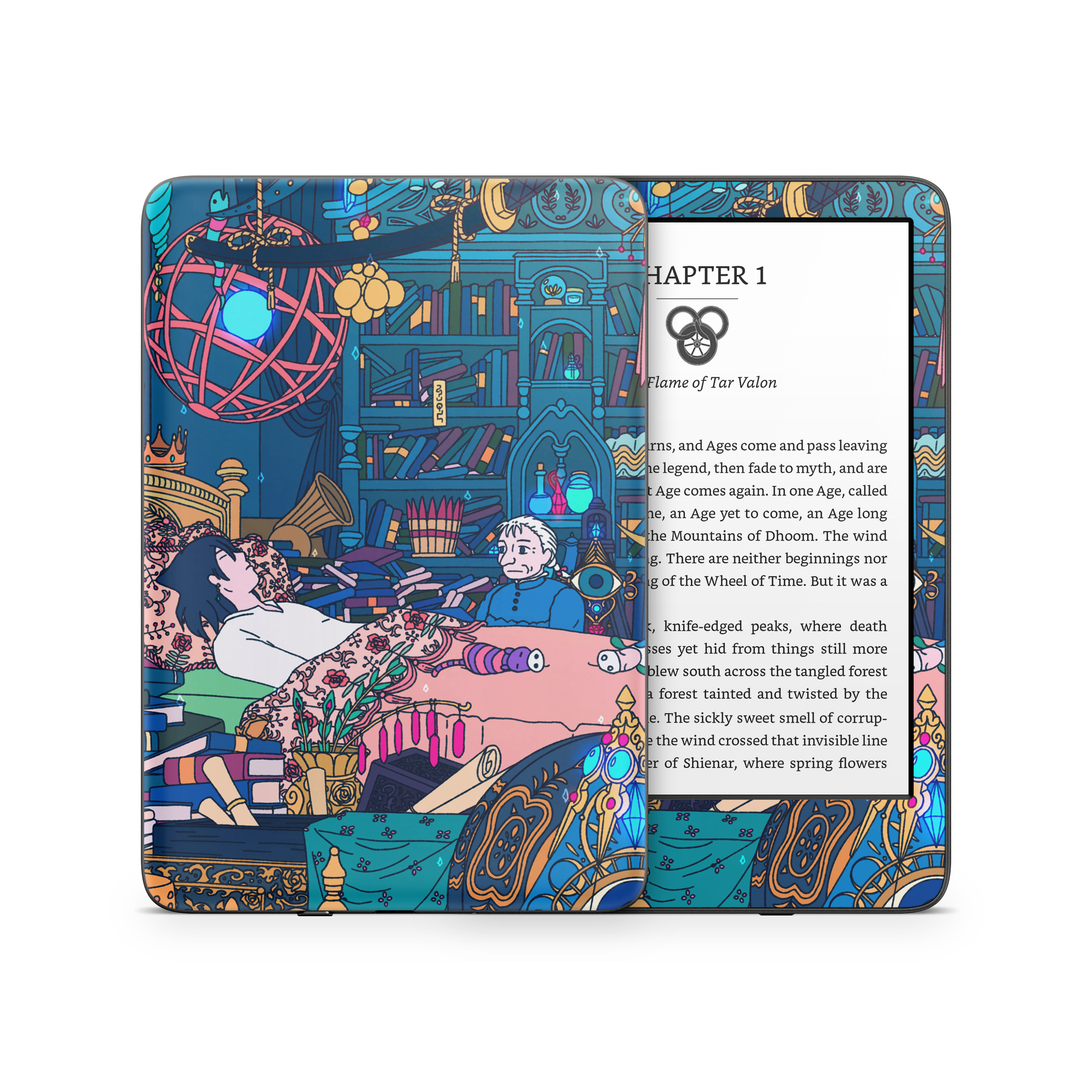 Howl's Room Kindle Skin