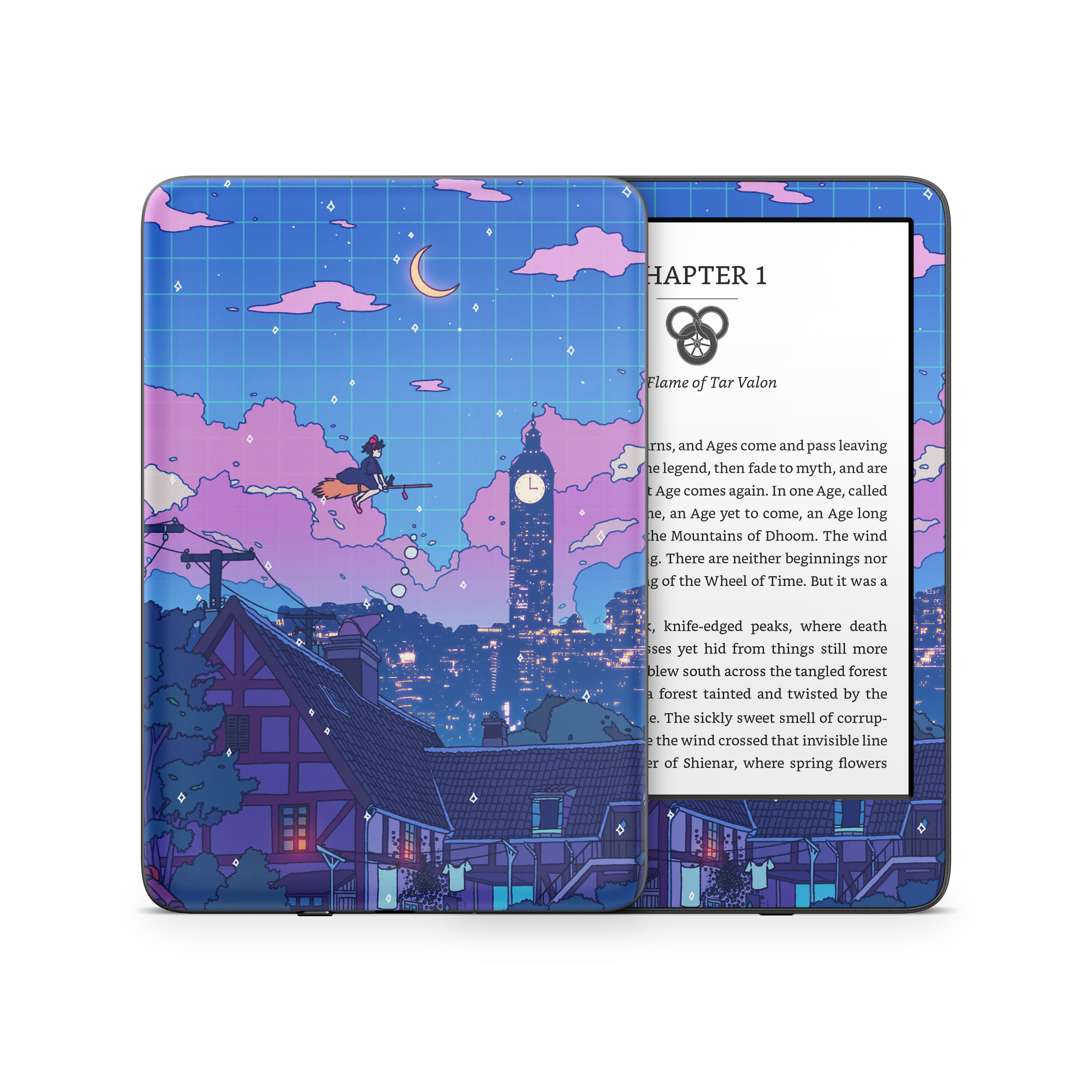Night Flight Kindle Skin