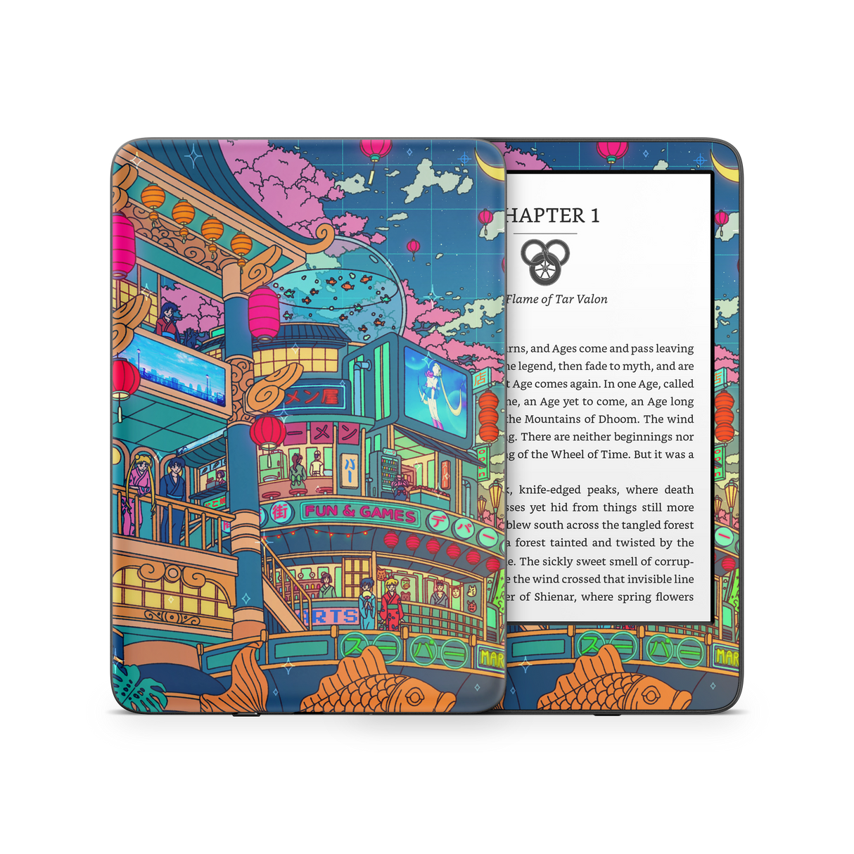 Moon festival Kindle Skin