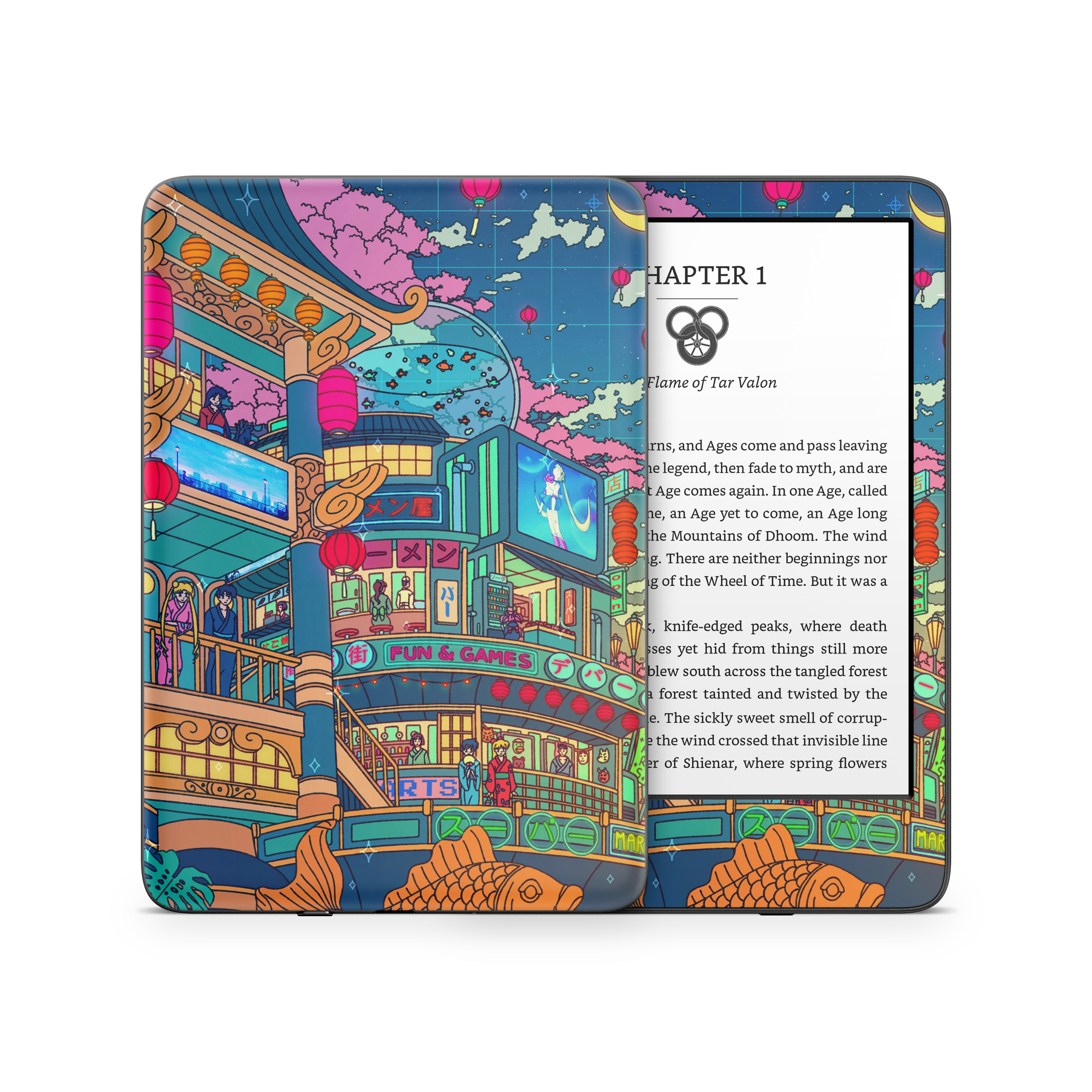 Moon festival Kindle Skin