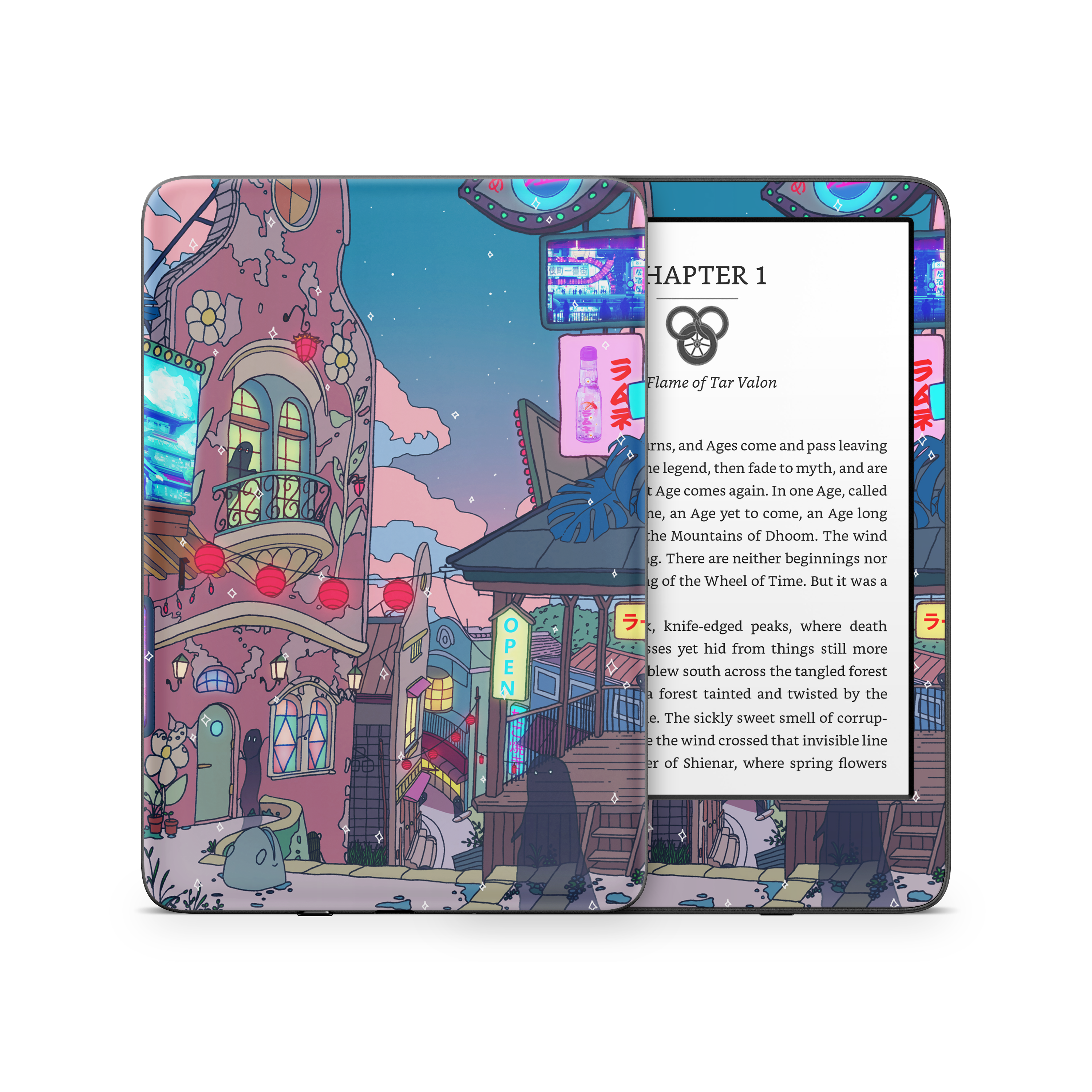 Away & Chill Kindle Skin