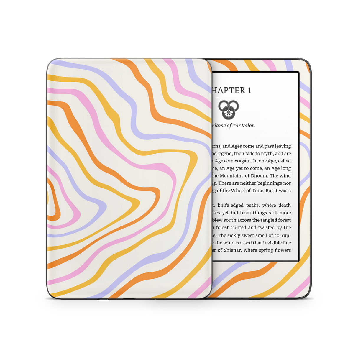 Abstract Rainbow Kindle Skin