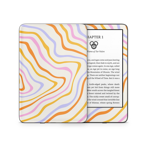 Abstract Rainbow Kindle Skin