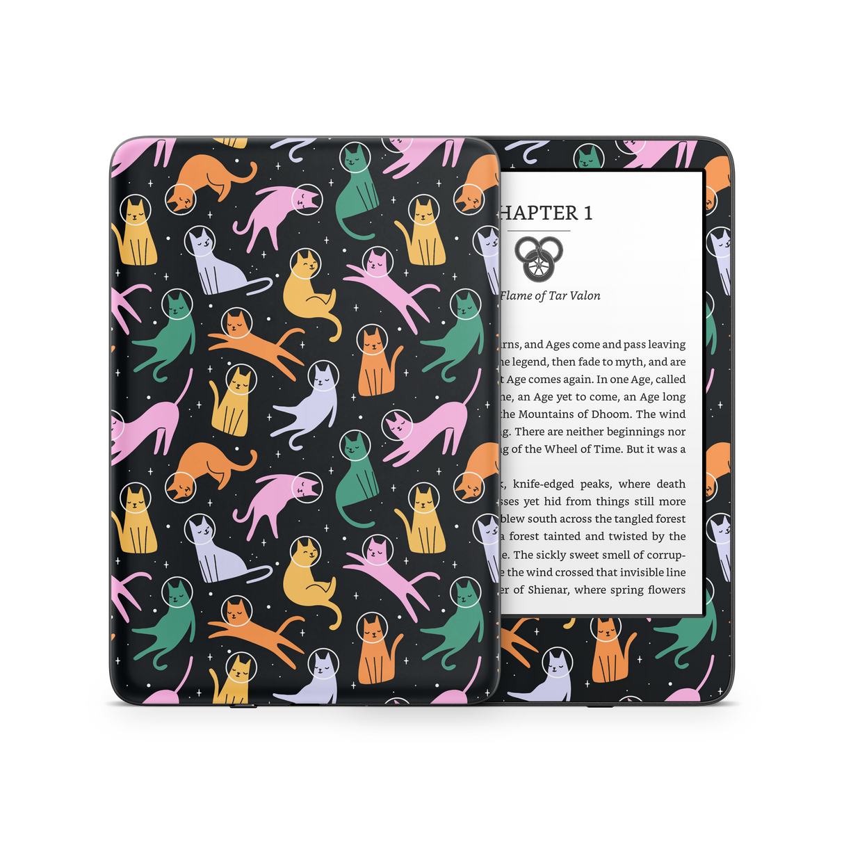 Cats Space Kindle Skin