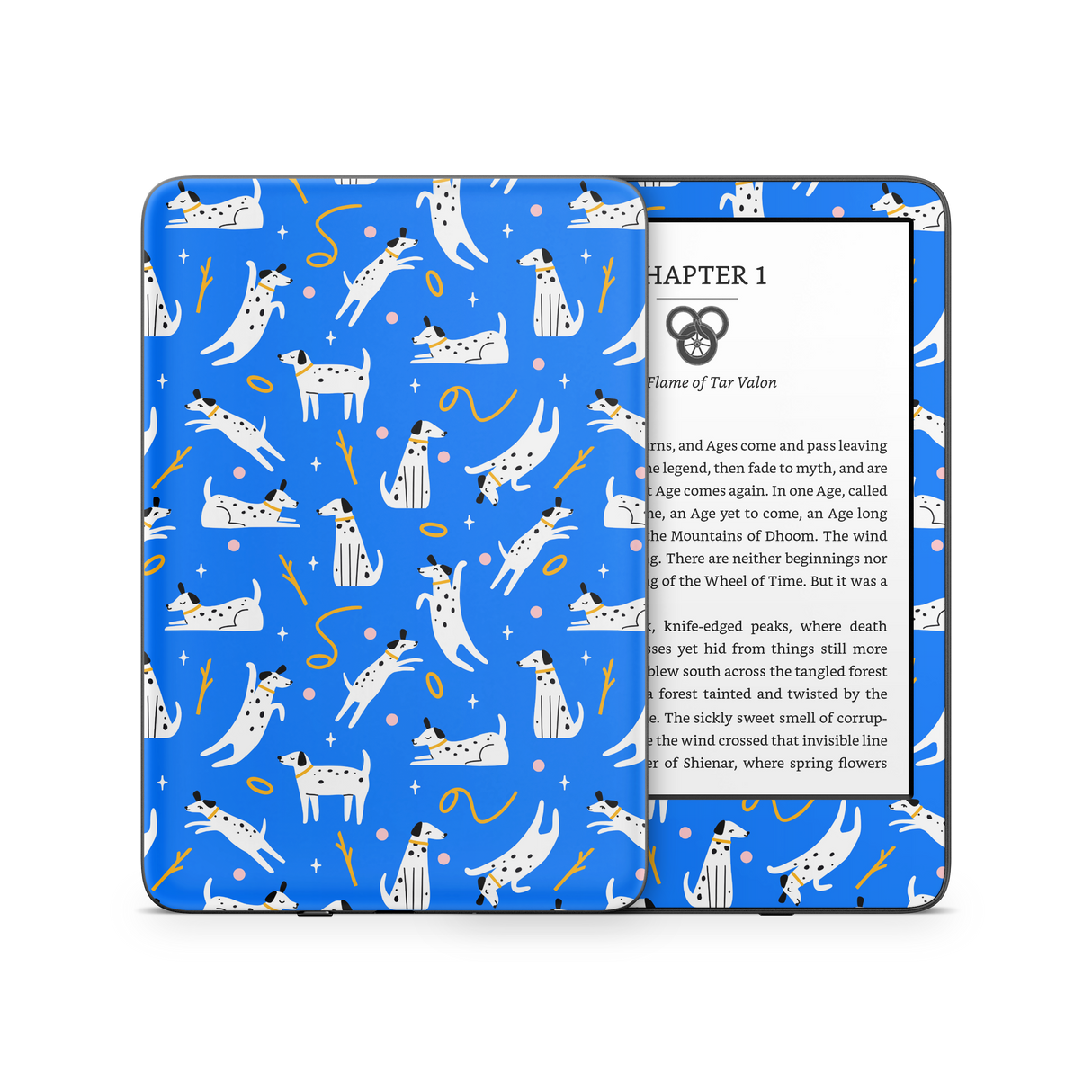 Cobalt Dog Kindle Skin