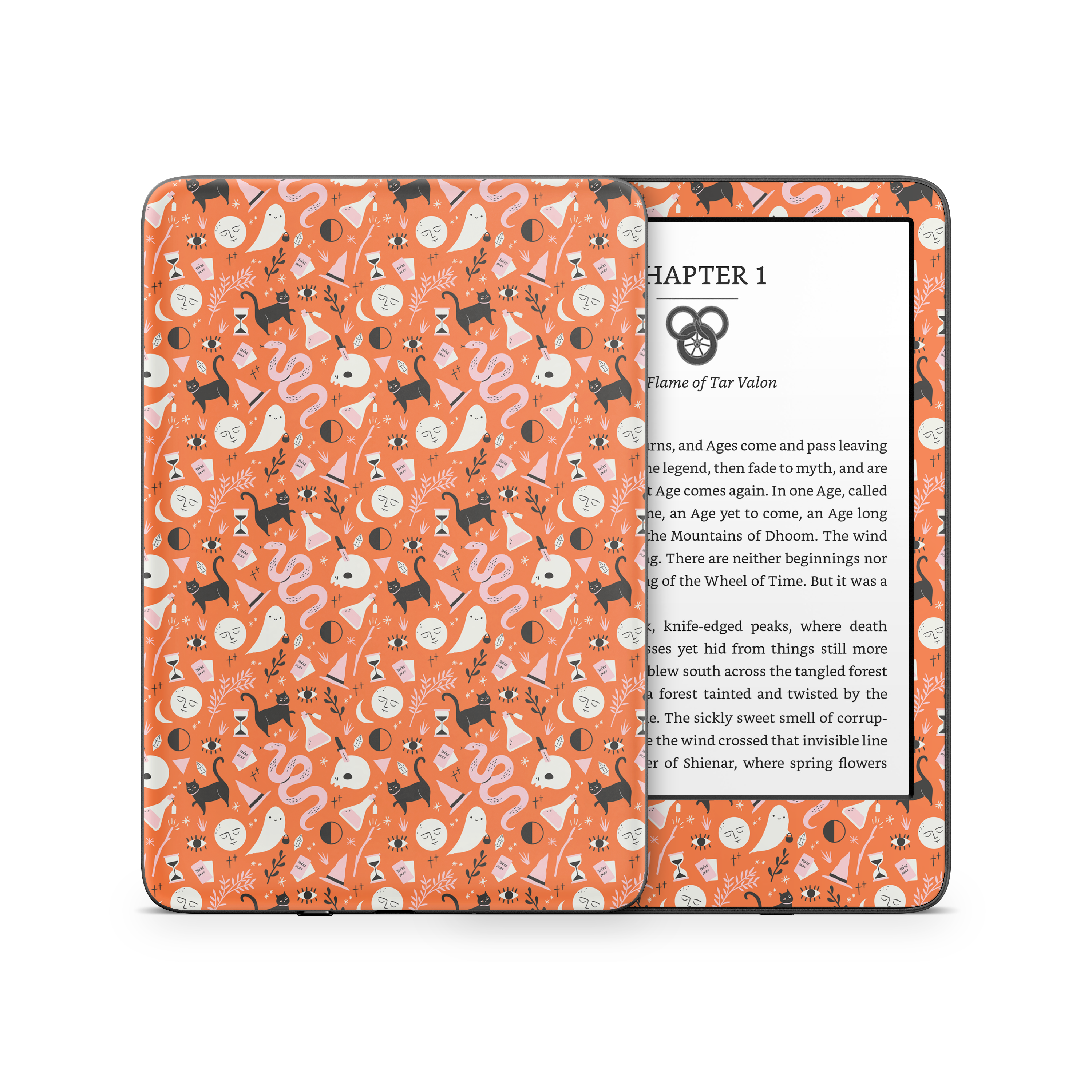Halloween Pattern Kindle Skin