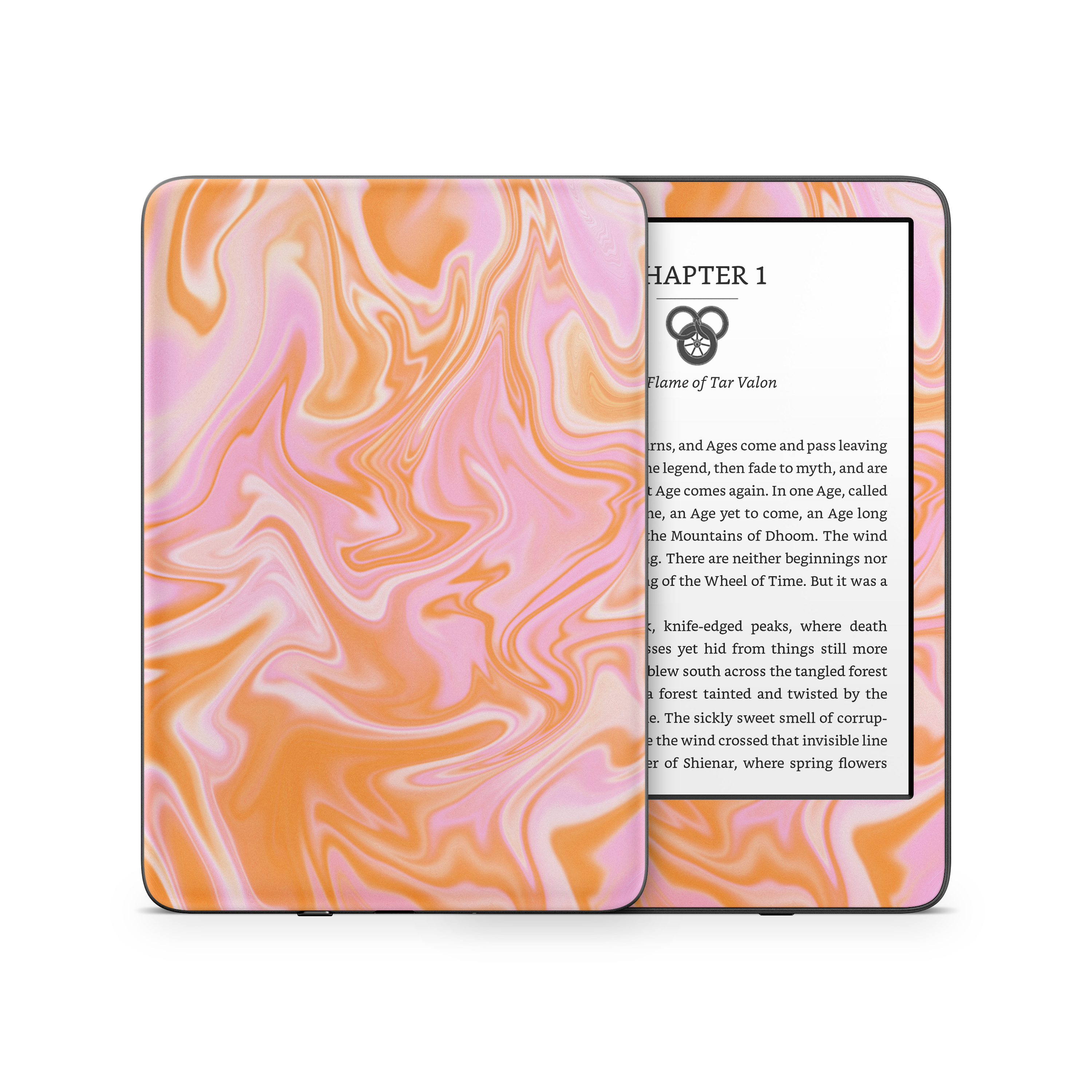 Retro Lava Kindle Skin