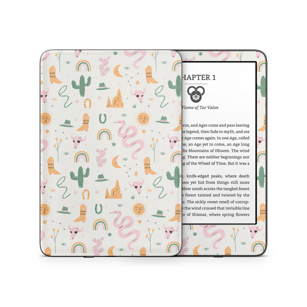 Wildwest Pattern Kindle Skin