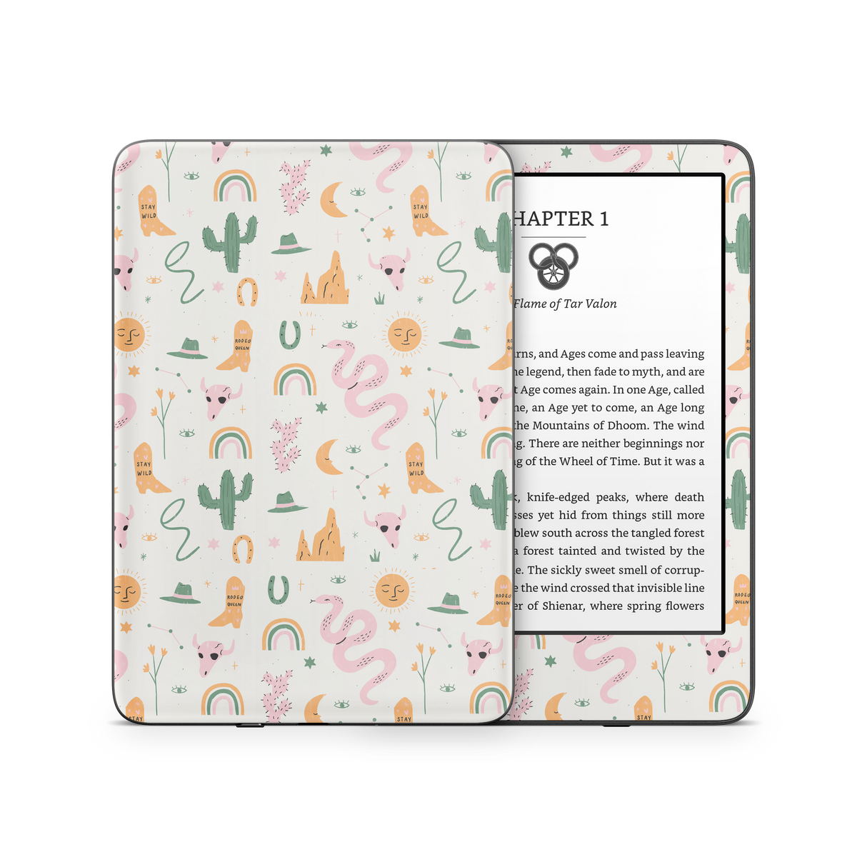 Wildwest Pattern Kindle Skin