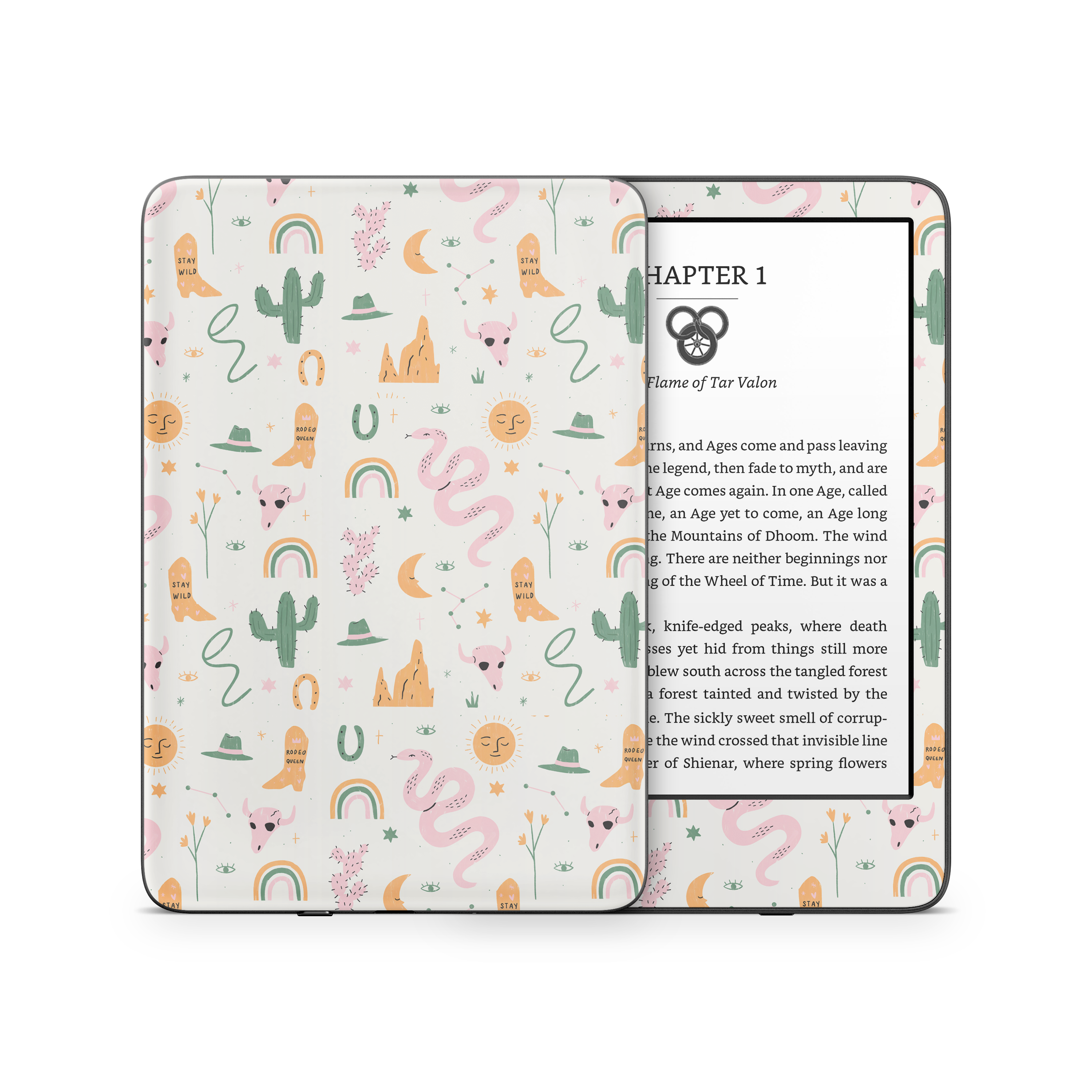 Wildwest Pattern Kindle Skin