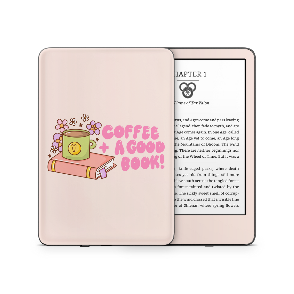 Coffee + Good Book Kindle Skin