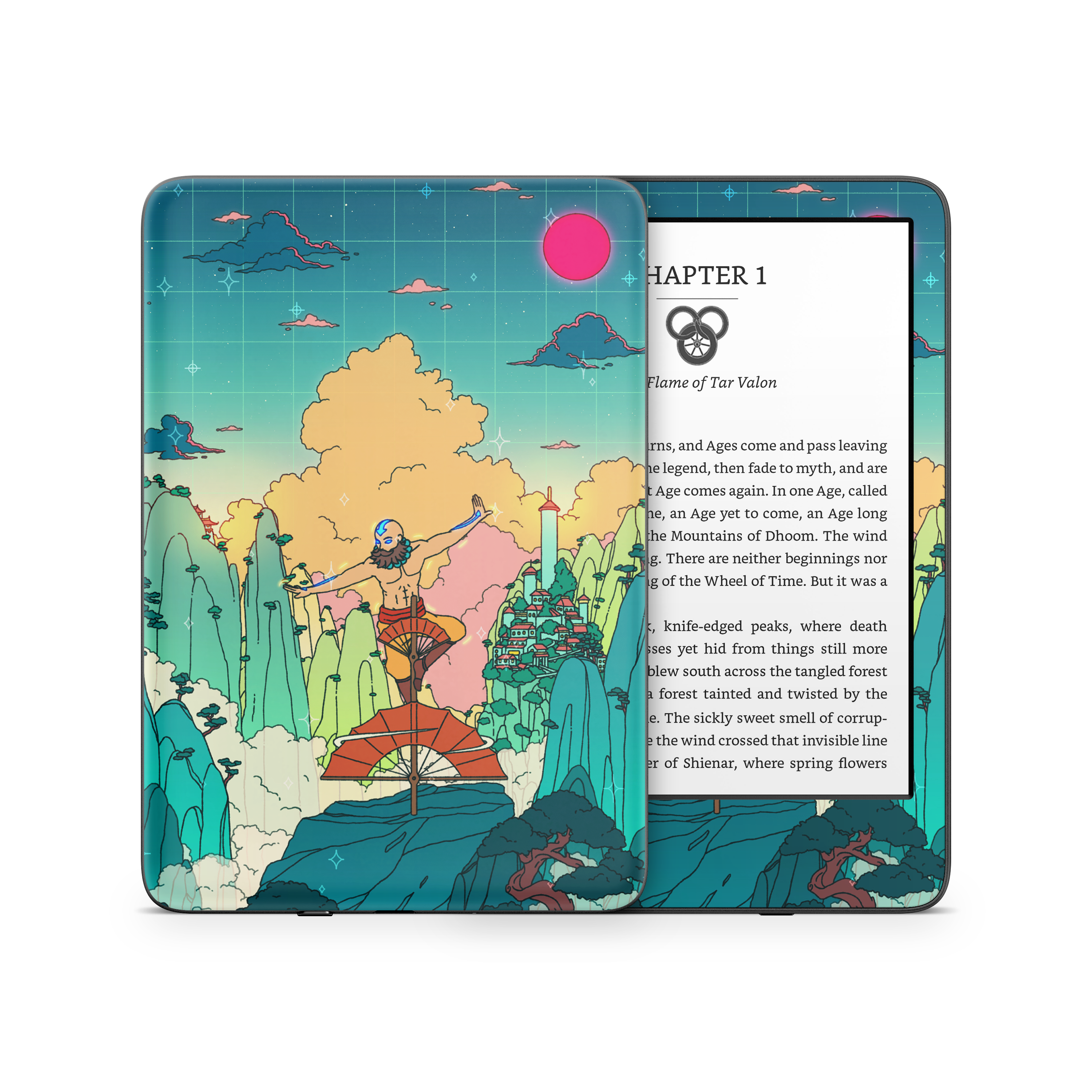 Aang Atla Kindle Skin