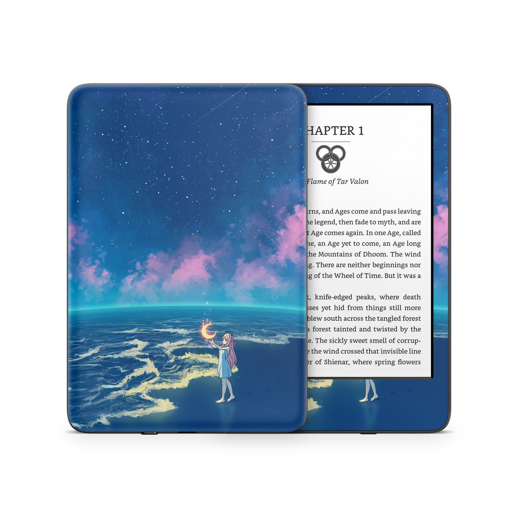 Catching the moon Kindle Skin