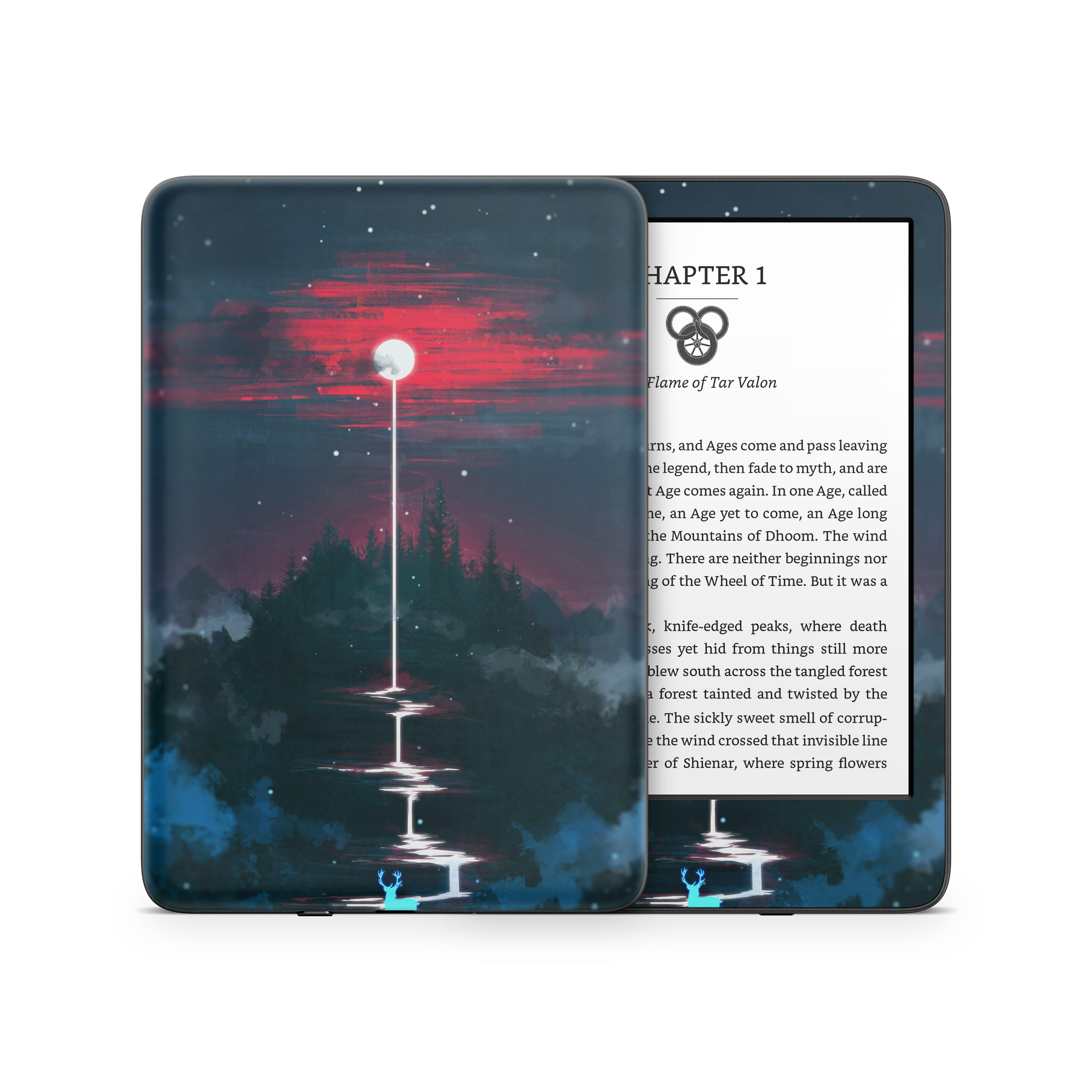 Lunar Dripping Kindle Skin