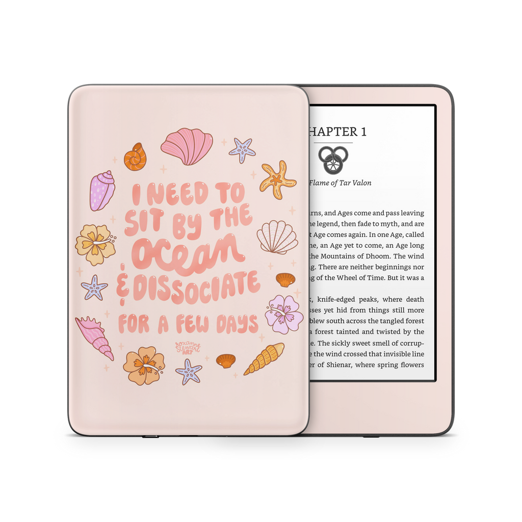 By The Ocean Kindle Skin