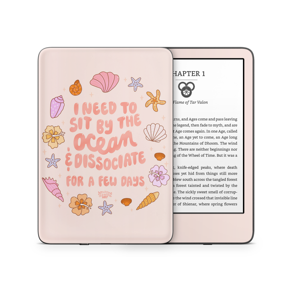 By The Ocean Kindle Skin