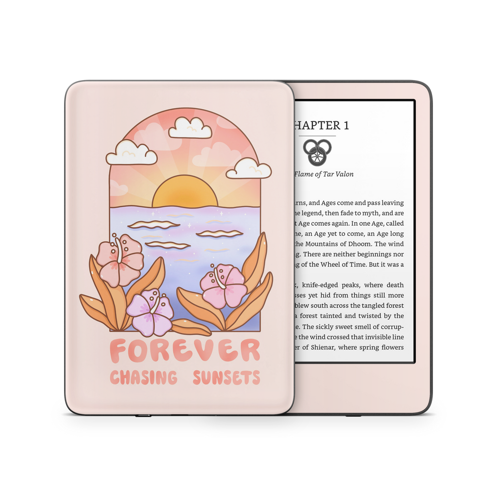 Chasing Sunsets Kindle Skin