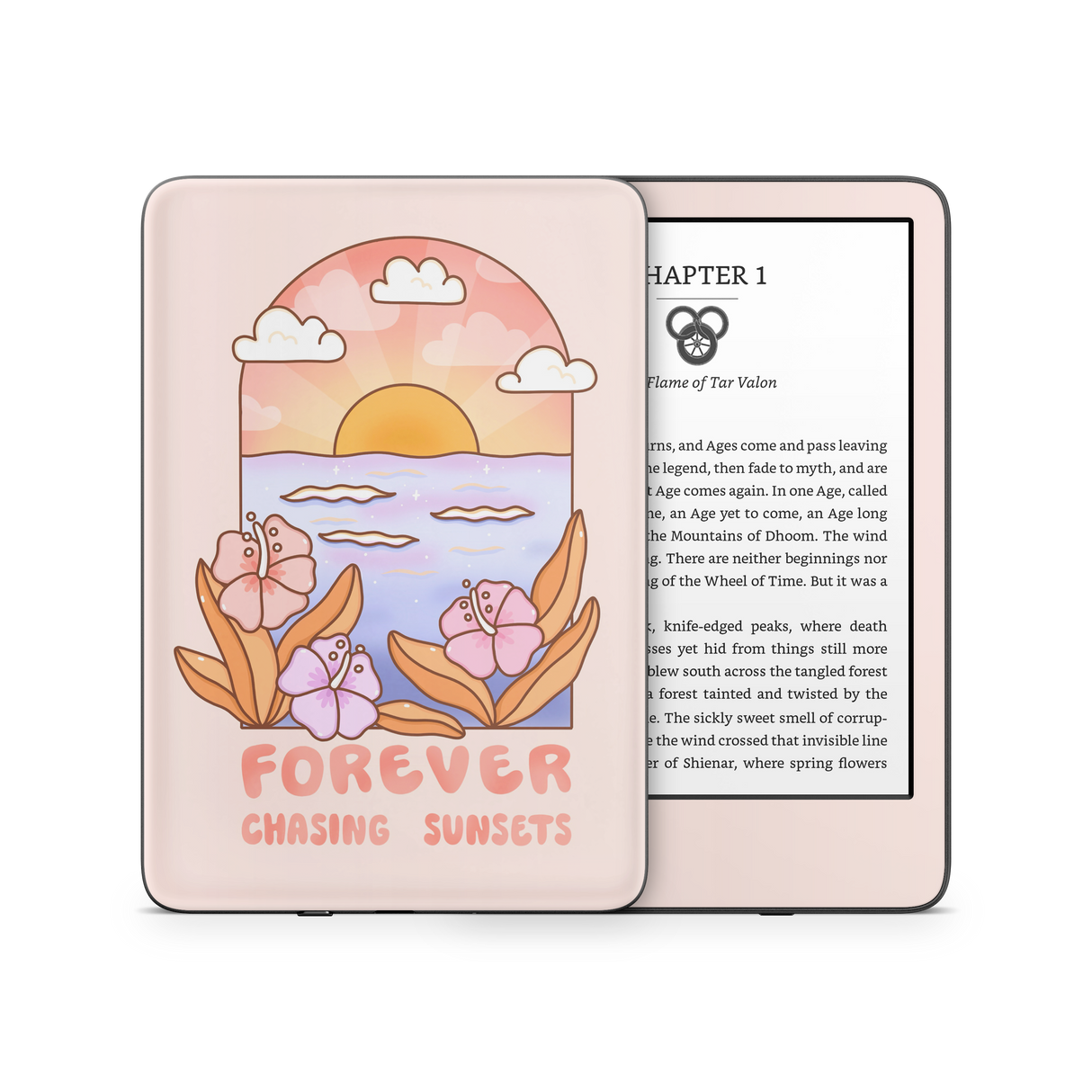 Chasing Sunsets Kindle Skin