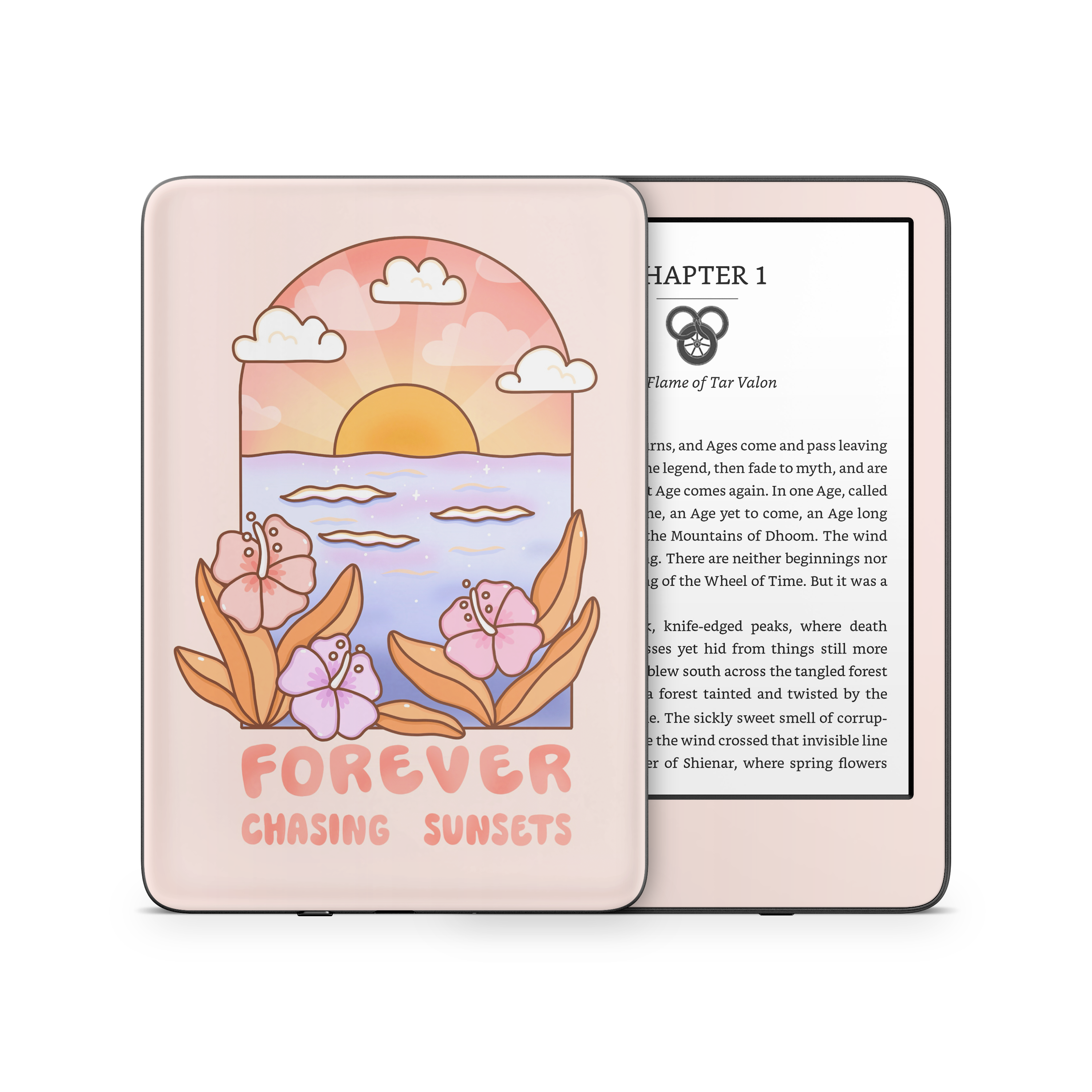 Chasing Sunsets Kindle Skin